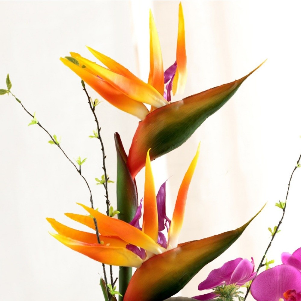 New Long Stem Artificial Bird  - Bird Paradise Strelitzia avaliação e preço