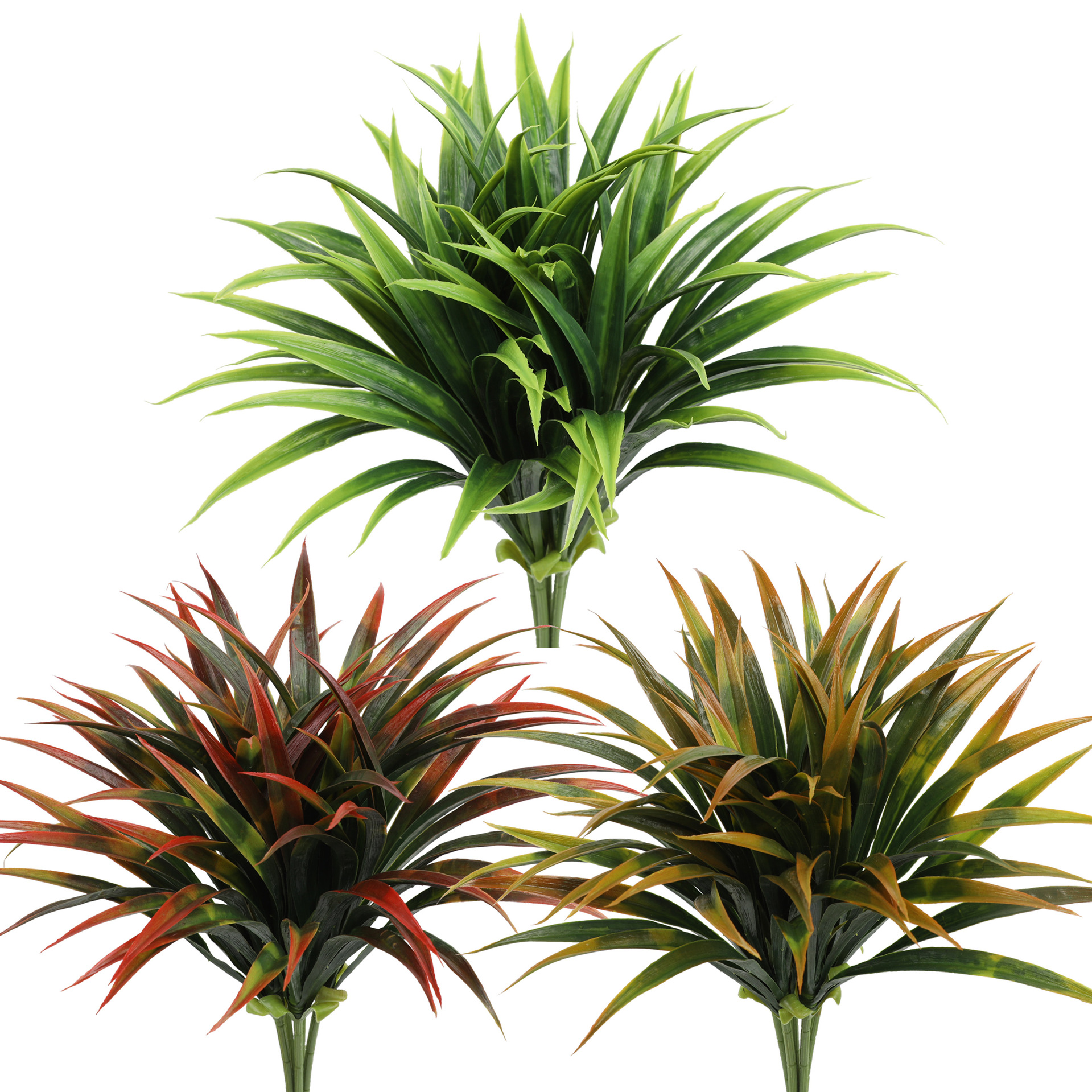 3PCSArtificial Gladiolus Grass - Dracaena Marginata avaliação e preço
