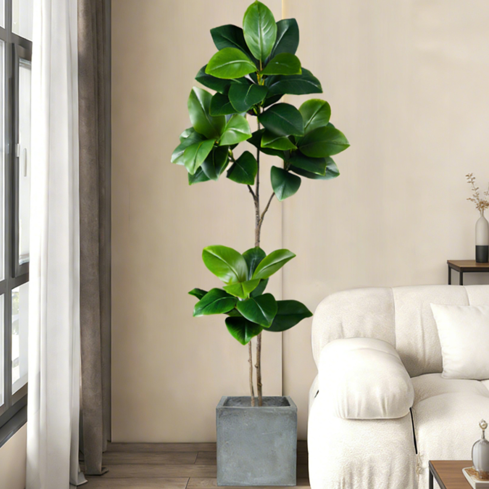 74-140cm Artificial Rubber Tre - Ficus Lyrata Tree avaliação e preço