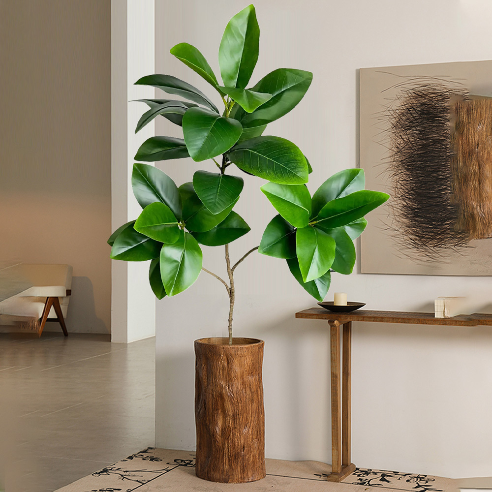 74-140cm Artificial Rubber Tre - Ficus Lyrata Tree avaliação e preço