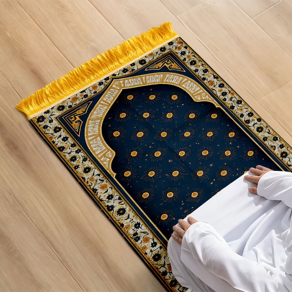 Polyester Muslim Prayer Rug Po - Maranta Prayer Plant avaliação e preço