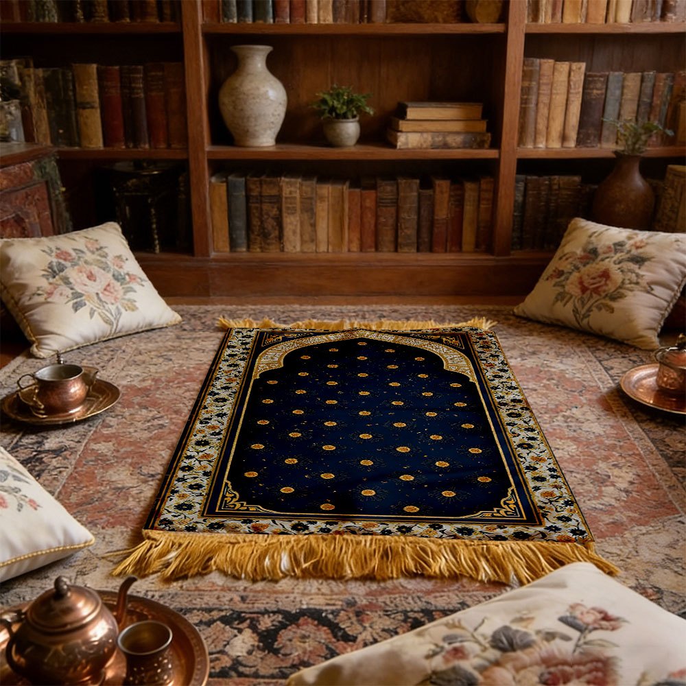 Polyester Muslim Prayer Rug Po - Maranta Prayer Plant avaliação e preço
