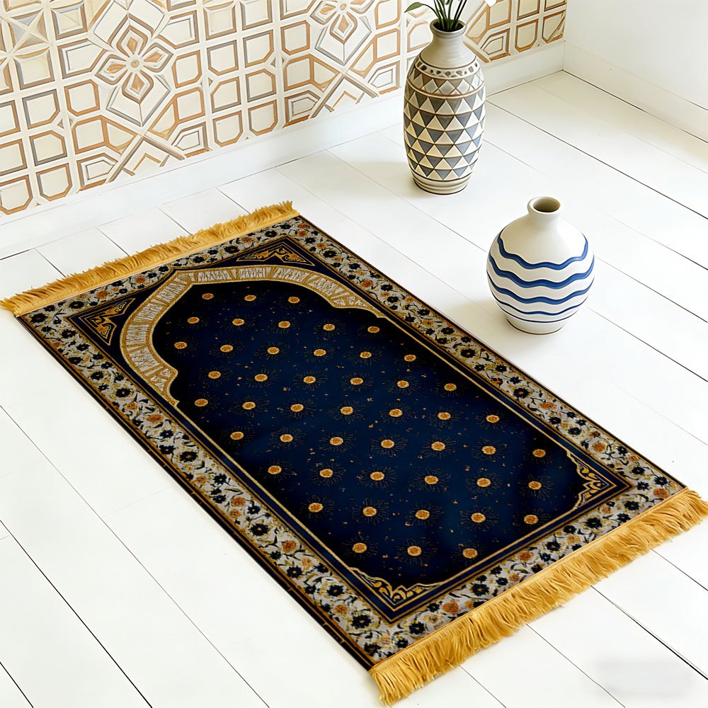Polyester Muslim Prayer Rug Po - Maranta Prayer Plant avaliação e preço