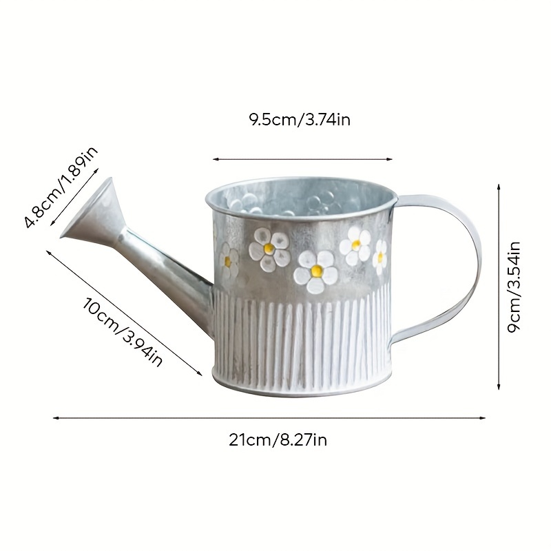 Vintage Farmhouse Galvanized W - Pilea Peperomioides avaliação e preço