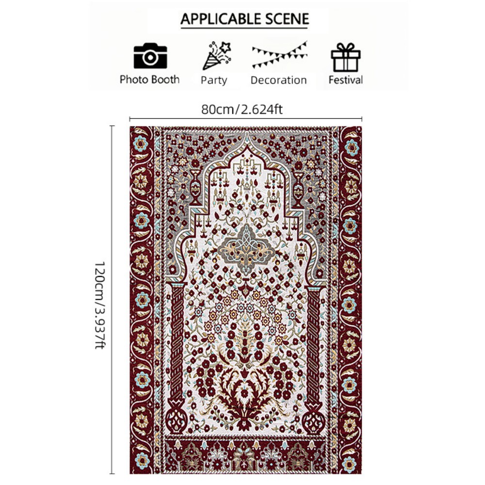 VIKAMA Islamic Prayer Mat Musl - Maranta Prayer Plant avaliação e preço
