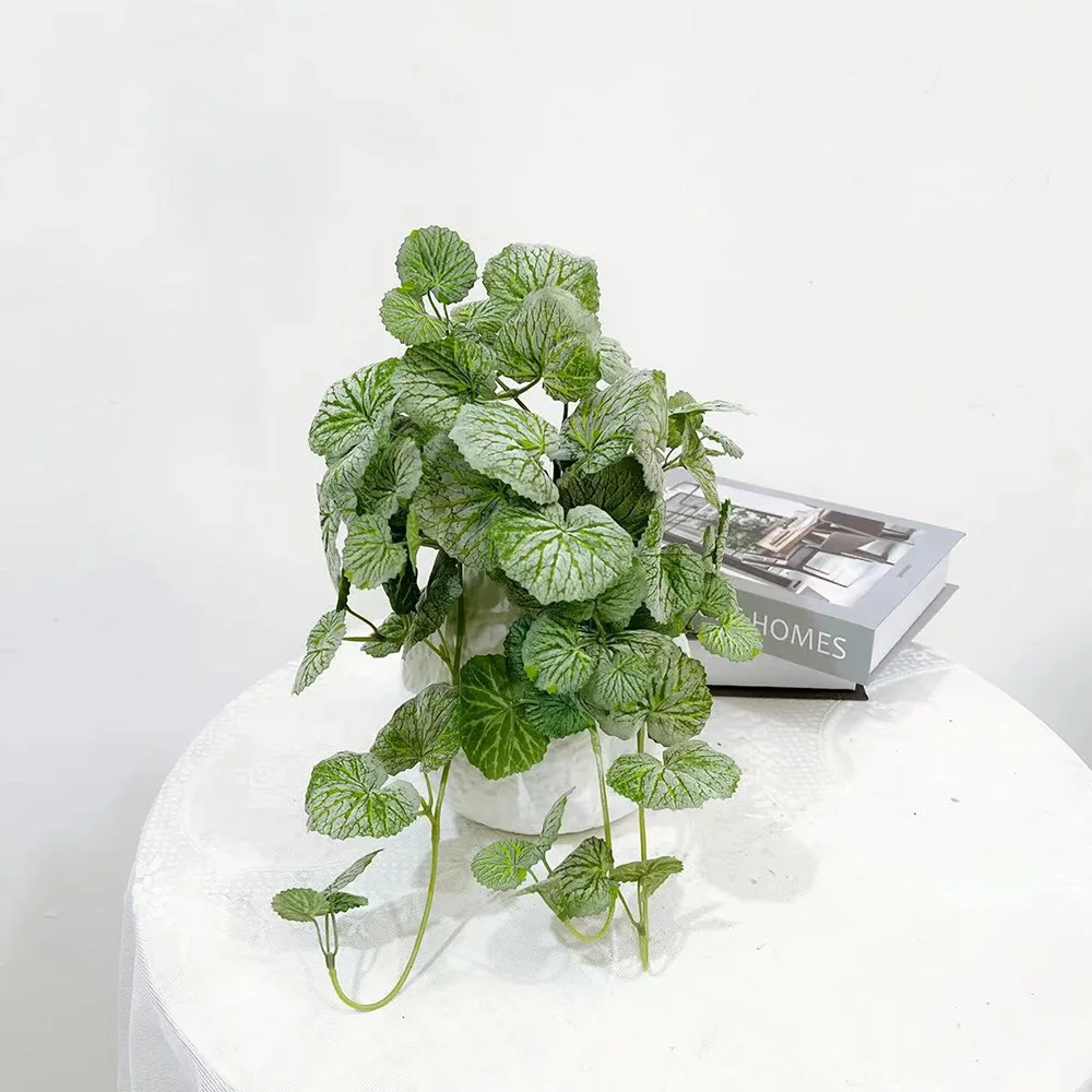 40-70cm Fake Hanging Plants Ar - Pilea Peperomioides avaliação e preço