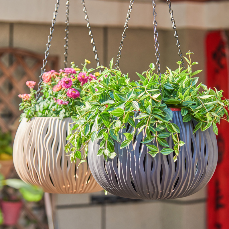 Hanging pot, plastic personali - Spider Plant Hanging avaliação e preço