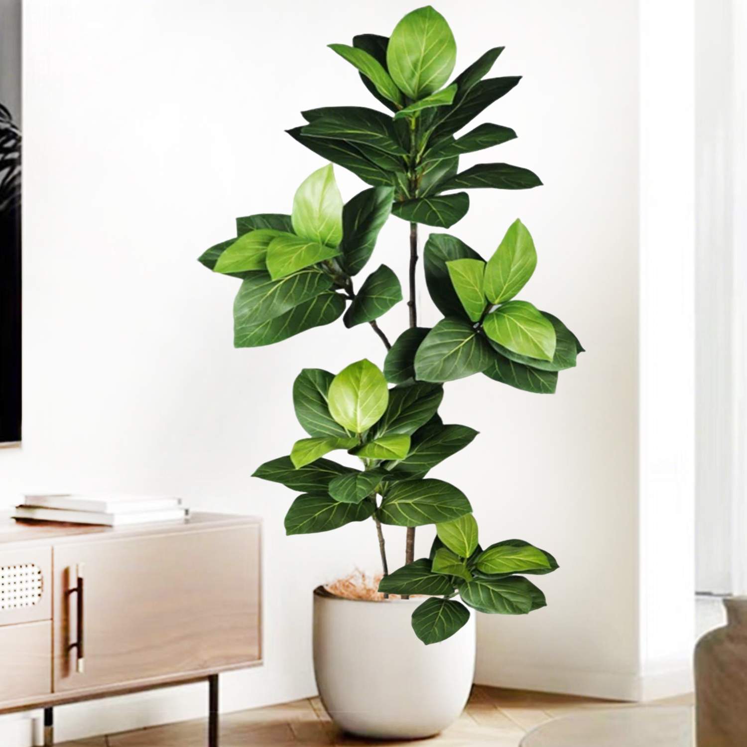 76-135cm Artificial Ficus Tree - Ficus Lyrata Tree avaliação e preço