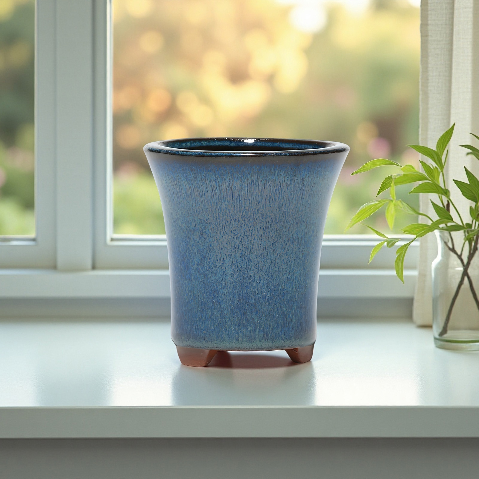 Ceramic Flower Pots with Drain - Pilea Peperomioides avaliação e preço