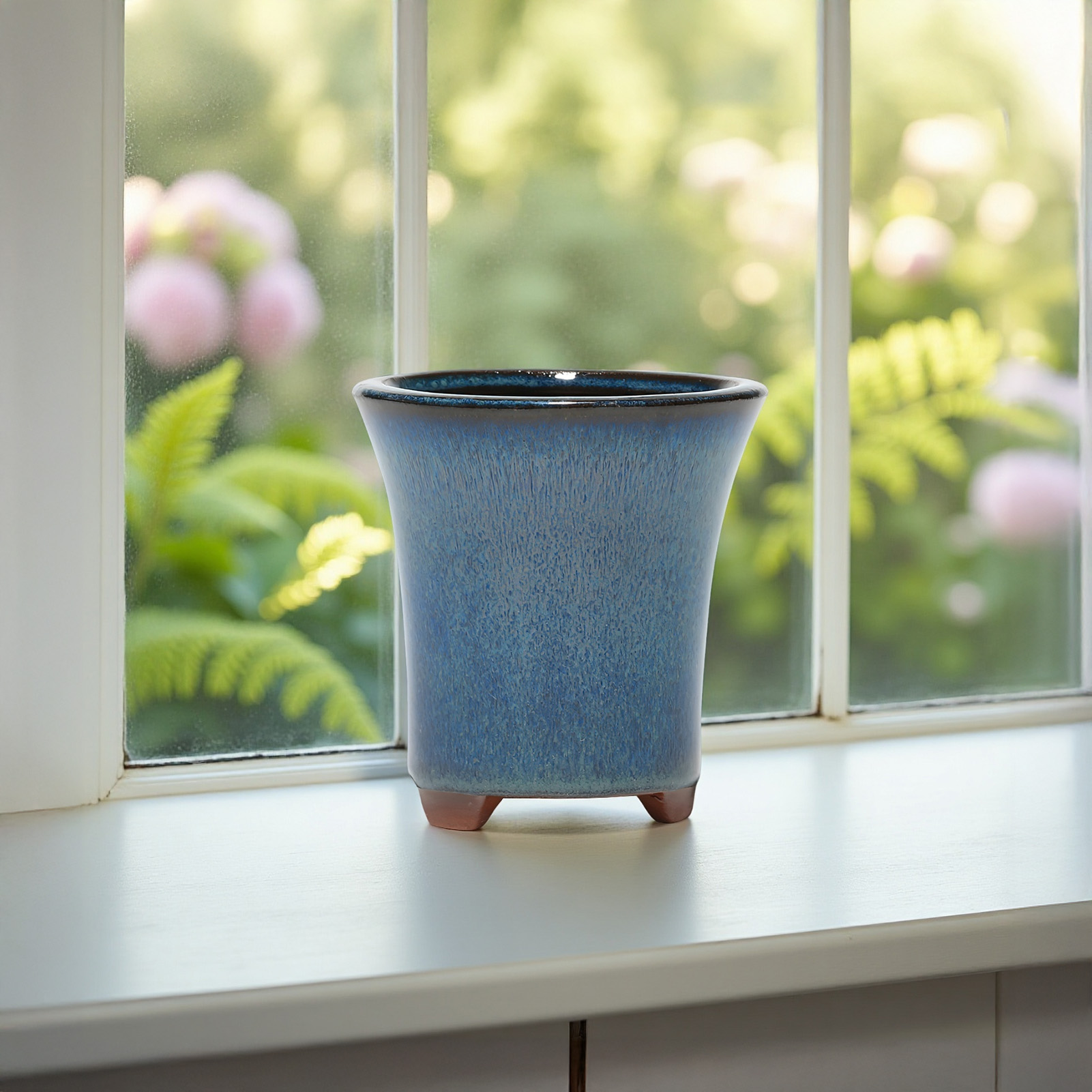 Ceramic Flower Pots with Drain - Pilea Peperomioides avaliação e preço