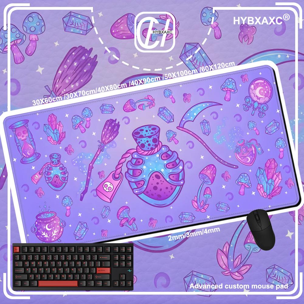 Cute Kawaii Goth Mouse pad XL  - Tradescantia Purple avaliação e preço