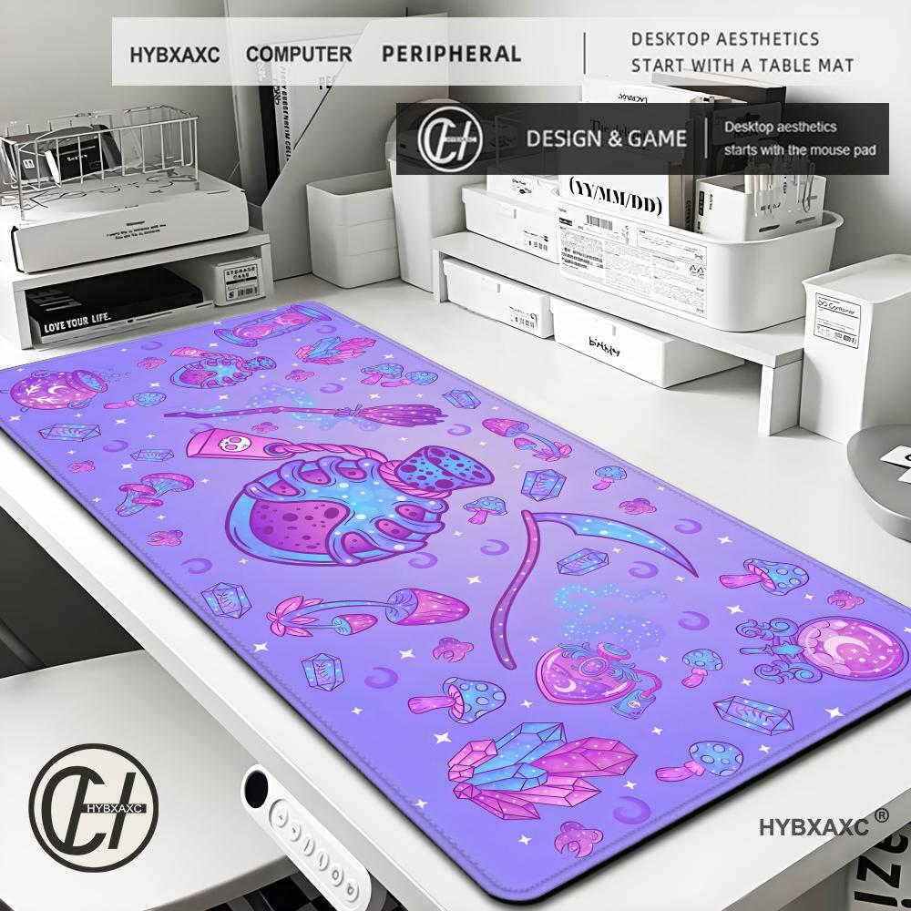 Cute Kawaii Goth Mouse pad XL  - Tradescantia Purple avaliação e preço