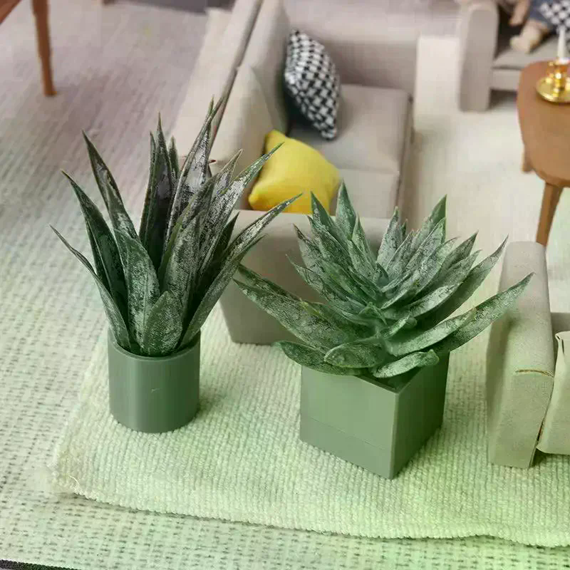 Dollhouse Decor Mini Aloe Vera - Aloe Vera Pot avaliação e preço
