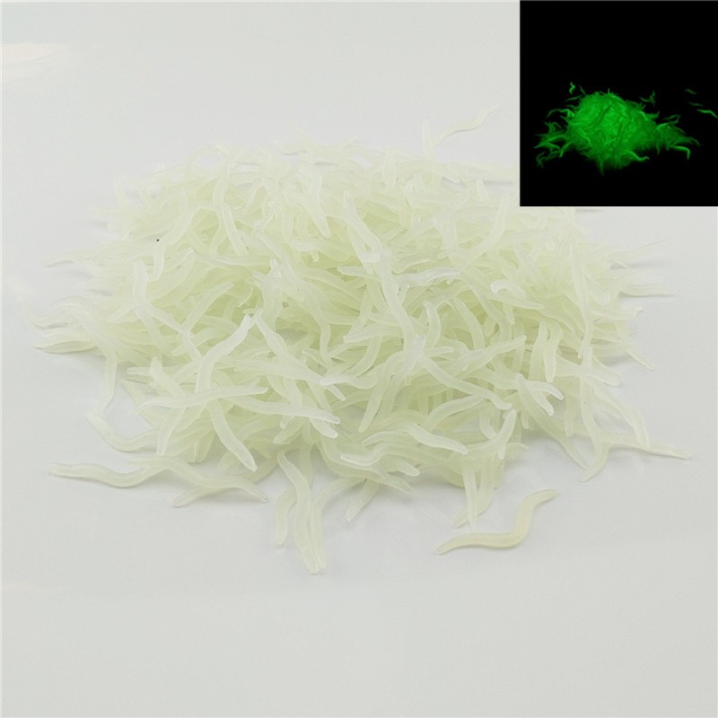 60pcs 4cm Fishing Silicone Lum - Aglaonema Red avaliação e preço