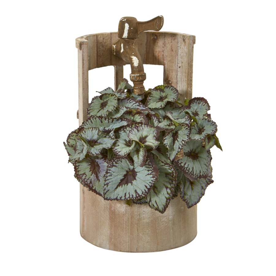 12in. Rex Begonia Artificial P - Begonia Rex avaliação e preço