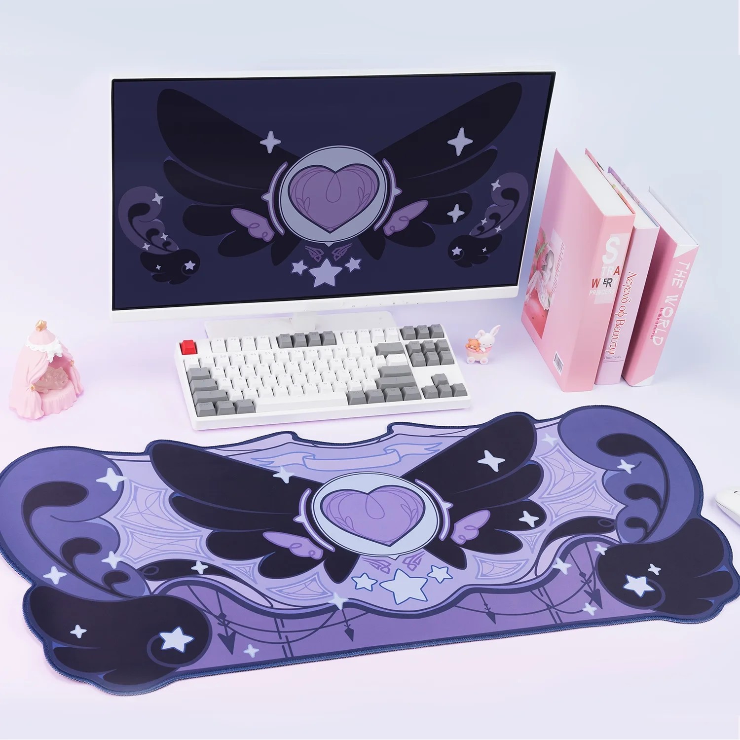 VIKAMA Mouse Pad Desk Mat Irre - Tradescantia Purple avaliação e preço